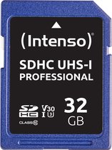 (Intenso) SDHC kaart UHS-I Professional - 32GB - Class 10 (3431480)