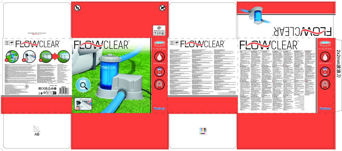 Bestway Flowclear filterpomp 58675 - 5.678 l/u