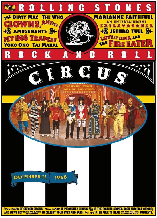 Cover van de film 'Rolling Stones - Rock & Roll Circus'