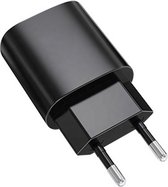 20W USB-A Fast Charge Adapter - Geschikt voor O.A Samsung - Zwart