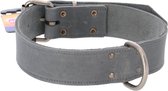 Adori Halsband vetleder met print Grijs - Hondenhalsband - 40mmx65 cm