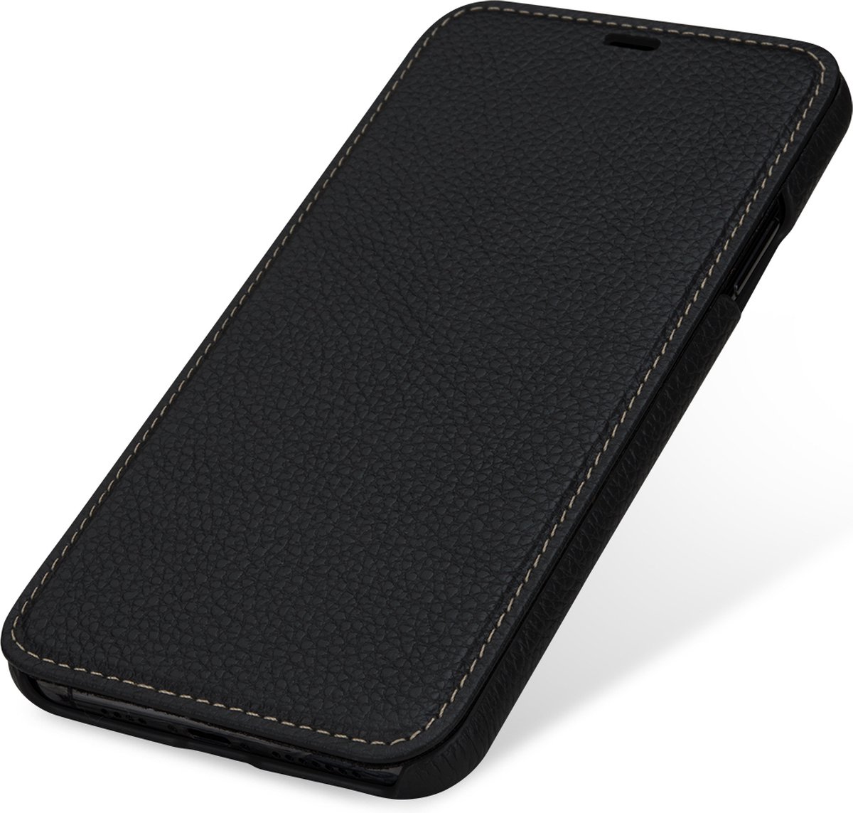 Stilgut - Telefoonhoesje IPhone 11 Pro Max - Zwart - Bookcase