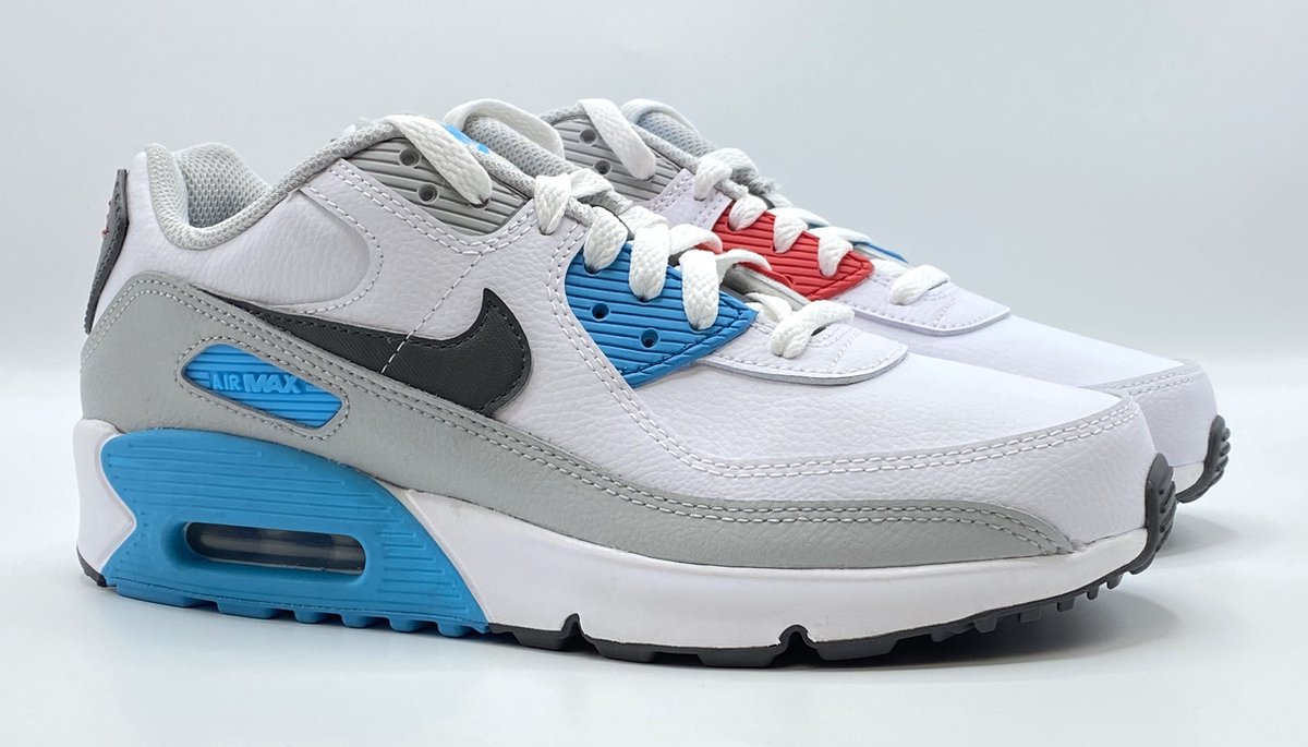 air max 90 chlorine blue fusion red