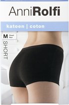 ANNI ROLFI KATOEN SHORT zwart, mt M