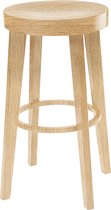 Fameg Fico houten barkruk naturel - 61 cm
