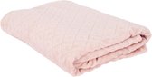 Flanellen fleece plaid Cubic Roze – XL 140 x 200 cm