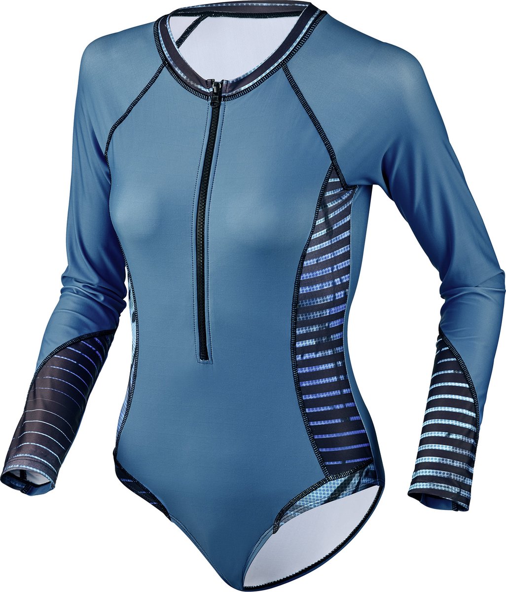 Beco Badsuit Beactive Dames Polyamide/elastaan Petrol Maat 38