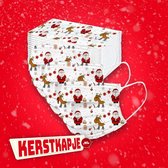 Kerst mondkapjes voor Kinderen | Kerst wegwerp mondkapjes | Extra voordelig | In twee maten | Ook in bulk |  neusbeugel | mondmasker | kerstmis | kerstmondkapjes | kerstcadeau | ke