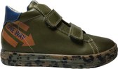 Naturino mt 31 lederen velcro's hoge sneakers camouflage groen blauw Agoraio