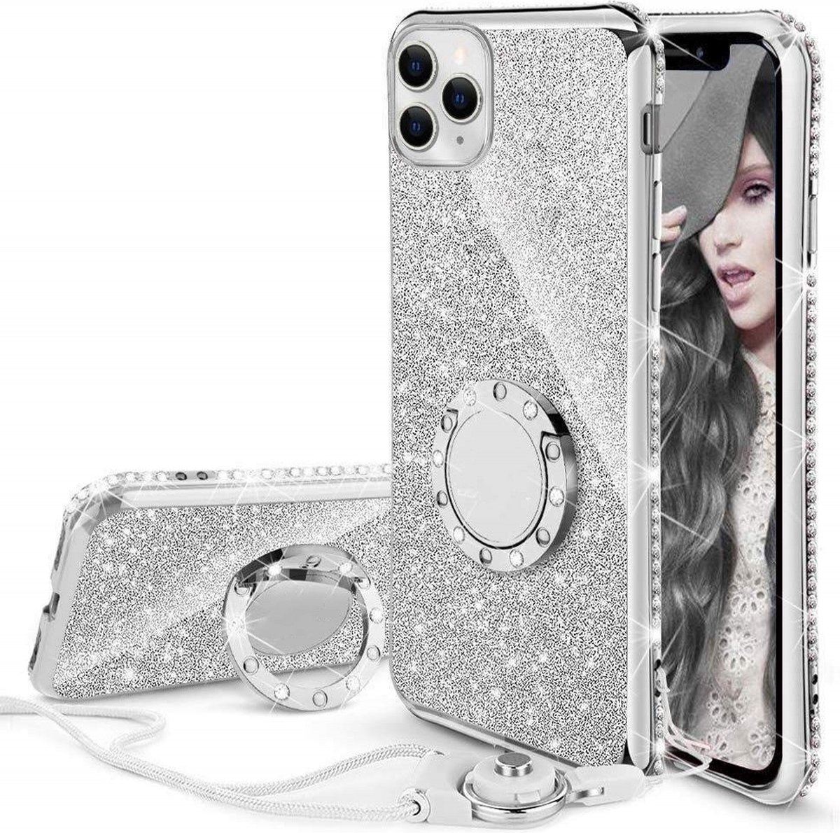 Coque pour Apple iPhone 13 en Transparent avec Paillettes Housse de  protection Étui en silicone TPU flexible avec paillettes scintillantes -  Cadorabo