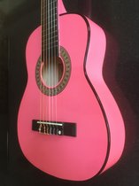 Caldez 14P Roze kindergitaar (een echte gitaar voor jouw prinses! 1/4 voor 2-5 jarigen)