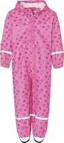 Playshoes - Regenoverall voor meisjes - Hartjes - Roze - maat 74cm