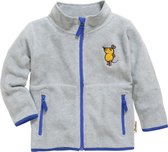 Playshoes - Fleece jas voor kinderen - Muis - Grijs/melange - maat 80cm