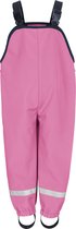 Playshoes - Softshell broek met bretels voor kinderen - Roze - maat 80cm
