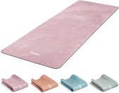 FLXBL Yoga Mat Anti Slip - Eco Yogamat met Antislip Toplaag - Rose
