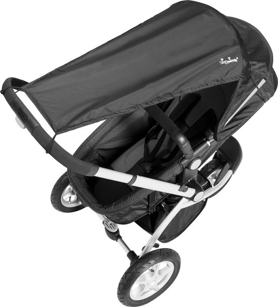 Playshoes zonnescherm Kinderwagen - Zwart van Playshoes. — afbeelding 4
