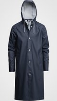 Stutterheim - Regenjas voor dames en heren - Stockholm Long - Donkerblauw - maat XL