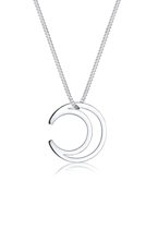Elli Halsketting halve maan Astro 925 Sterling Zilver