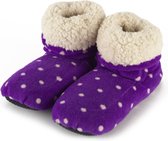Warmies warmtepantoffels - Paars - Maat 36-40