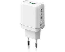 Adaptive Fast Charger - 18W USB Stekker Lader Blokje - Oplader - Snellader