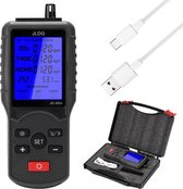 Noiller Luchtmeter 8 in 1 - Hygrometer - Luchtkwaliteitsmeter - Luchtvochtigheidsmeter - Temperatuurmeter - Melder & Monitor