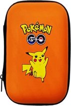 Kaarten houder geschikt voor Pokemon kaarten  - Album hard case capaciteit 50 stuks - Kaarten box Oranje