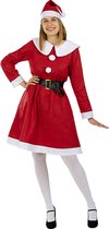 FUNIDELIA Kerst kostuum voor vrouwen Miss Santa - Maat: S - Rood