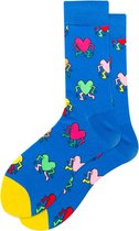 Winkrs | Keith Haring Sokken | Kunst, schilderen, grappige sokken | 39-45 | Blauw