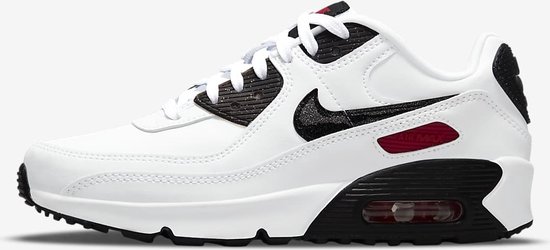 Nike Air Max 90 GS Leather SE (White Very Berry) - Maat 38 | bol.com