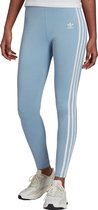 adidas 3-Stripes Sportlegging - Maat 34  - Vrouwen - blauw/wit