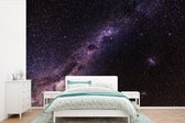 Behang - Fotobehang Melkweg in de nacht - Breedte 390 cm x hoogte 260 cm