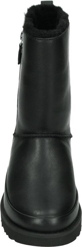 UGG CLASSIC ZIP SHORT W - Volwassenen Gevoerde laarzen - Kleur: Zwart -  Maat: 38 | bol.com