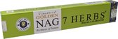 Golden Nag 7 Herbs wierookstokjes (los pakje van 15 gram)