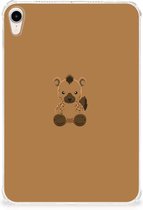 Back Case met naam Geschikt voor Apple iPad mini 6 (2021) Tablet Hoes Baby Hyena met doorzichte zijkanten