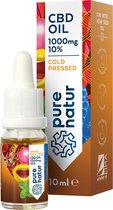 Pure Natur | CBD 1000 | 10% 10 ml | Broad Spectrum Hemp Seed Oil