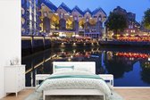 Behang - Fotobehang Rotterdam - Water - Haven - Breedte 420 cm x hoogte 280 cm