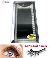 Guardian Beauty Prime Silk Lashes 15mm 0.07 C krul | Wimpers Extensions | Eyelashes | Wimpers |  Wimperextensions