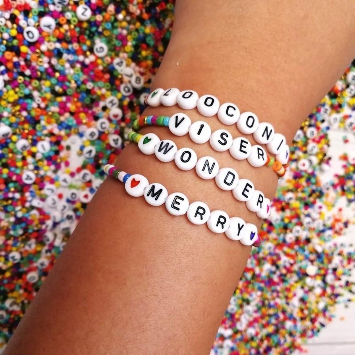 Behave Glaskralen Set Mixed - DIY Sieraden maken - Kralen Set - Letterkralen - Rocailles - Bedels - Rijdraad - 20 Kleuren — afbeelding 8