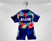 Mapei - minidress - minikit - mini jersey - autoshirt - mini tenue - wielrennen
