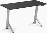 Worktrainer - YDesk - Zit sta bureau - Elektrisch - Memory display - 140x80 cm - Zilver/Zwart