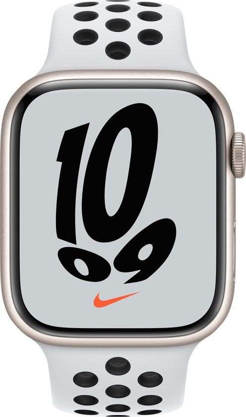 Apple Watch Nike Series 7 - 45mm - Sterrenlicht