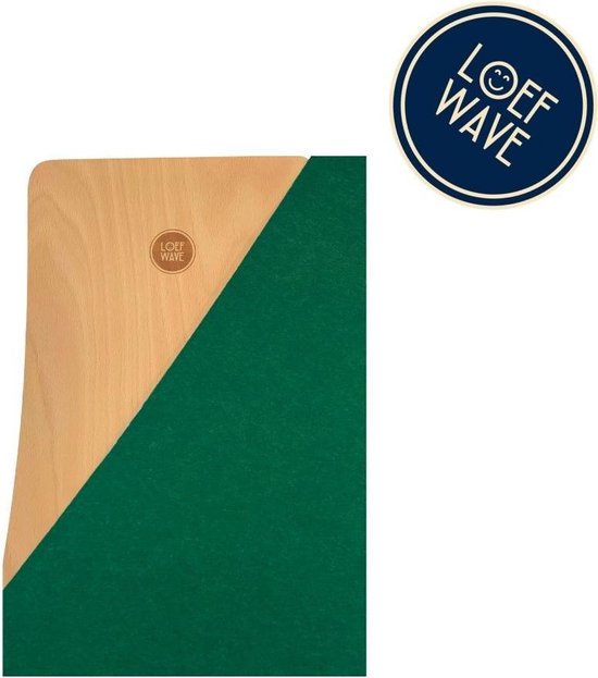 Foto: Loef wave original balance board flo green balansbord balansspeelgoed xl 2021 model kind balanceerbord kinderen speelgoed houten balansbord