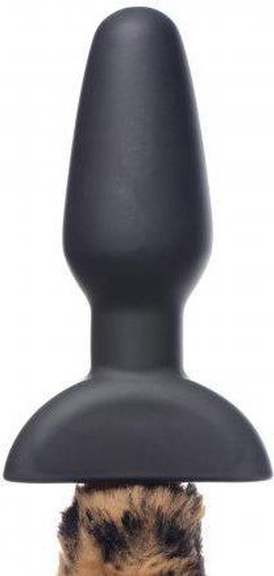 Plug Anal Queue Peluche Noir - Sex Toy Pour Couple - Neuf