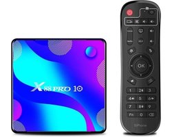 DrPhone GPU2 – Android Mediaspeler - 4GB RAM 128GB Opslag – 4K Ultra HD TV Box – Android 10.0 Besturingssysteem - 2.4 / 5.0 Ghz Dual Band WiFI