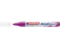 Edding Acrylic marker - Medium punt - bessenrood