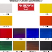 Amsterdam Standard Series acrylverf algemene selectie set | 12 × 20 ml