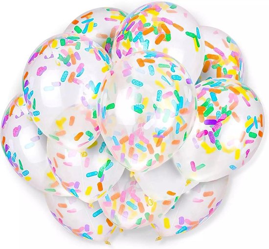 30 stuks Gemengd Papieren Confetti Helium Latex Ballonnen MagieQ Feest|Party|Kinderfeesje|Decoratie|versiering|Kerst|