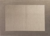 ASA Selection Geweven Rand Placemat -  33 x 46 cm - Brons