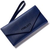 PERLAYN - Portemonnee Marine Blauw