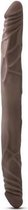 Dr. Skin - Realistische Dubbele Dildo 35 cm - Chocolate